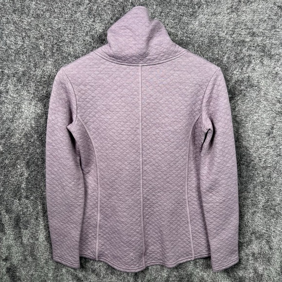Kuhl Sweatshirt Athena Light Purple Cowl Neck Wool Blend Knit Hiking Women's XS - Picture 8 of 11